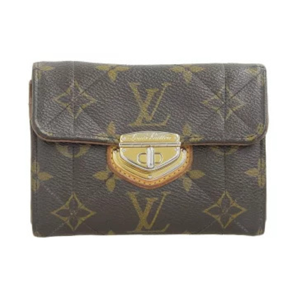 Louis Vuitton Monogram Etoile Portefeuille Compact Turnlock Folding Wallet
